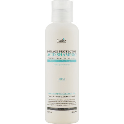 Шампунь La&#039;dor Damage Protector Acid Shampoo Безлужний з pH 4.5 150 мл (8809500810605)