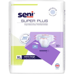 Підгузки для дорослих Seni Super Plus Extra Large 130-170см 30 шт (5900516803629)