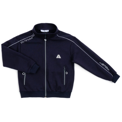 Спортивний костюм дитячий A-Yugi на блискавці (7052-140B-blue)