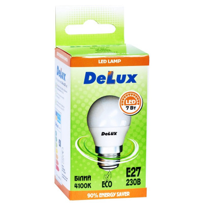 Лампочка Delux BL50P 7Вт 4100K 220В E27 (90020561)
