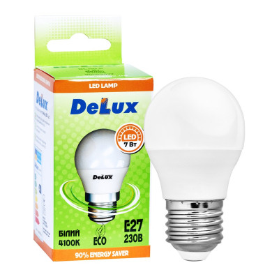 Лампочка Delux BL50P 7Вт 4100K 220В E27 (90020561)