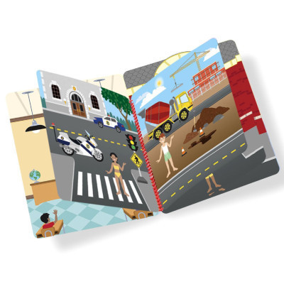 Набір для творчості Melissa&amp;Doug Об&#039;ємні багаторазові наліпки Професії (MD9426)