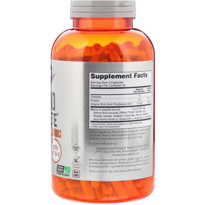 Амінокислота Now Foods Аміно Комплекс, Sports, Amino Complete, 360 капсул (NOW-00013)