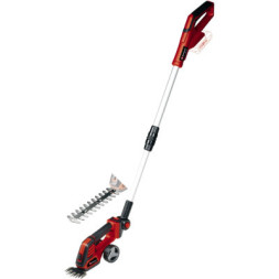 Кущоріз Einhell GE-CG 18/100 Li T - Solo, 18В, PXC, леза 100/200 мм, телескоп. ручка, 0.7 кг (без АКБ та ЗП) (3410310)