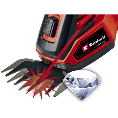 Кущоріз Einhell GE-CG 18/100 Li T - Solo, 18В, PXC, леза 100/200 мм, телескоп. ручка, 0.7 кг (без АКБ та ЗП) (3410310)