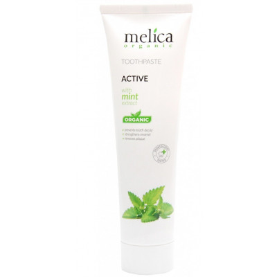 Зубна паста Melica Organic з екстрактом м&#039;яти 100 мл (4770416002238)