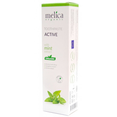 Зубна паста Melica Organic з екстрактом м&#039;яти 100 мл (4770416002238)