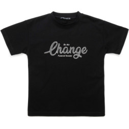 Футболка дитяча Blueland CHANGE (16022-140G-black)