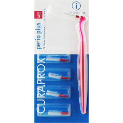 Щітки для міжзубних проміжків Curaprox Perio Plus CPS 405 D 1.5 - 5 мм 5 шт. + тримач (7612412423624)