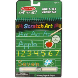 Набір для творчості Melissa&amp;Doug Альбом царапок Буквы и цифры (MD9142)