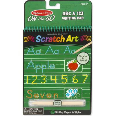 Набір для творчості Melissa&amp;Doug Альбом царапок Буквы и цифры (MD9142)