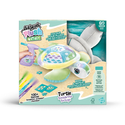 Набір для творчості Canal Toys DIY Airbrush Plush Nature Зелена Черепаха (OFG280)