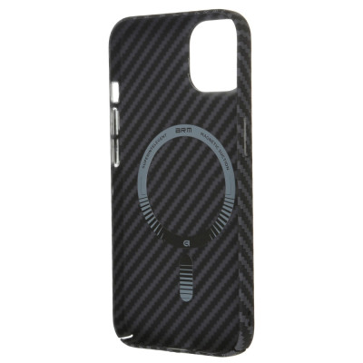 Чохол до мобільного телефона Armorstandart LikeCarbon MagCase Apple iPhone 13 Black (ARM66360)