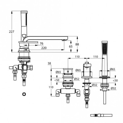 Змішувач KLUDI E2 (494470575)