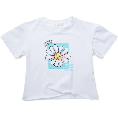 Футболка дитяча Breeze з ромашкою (18731-140G-white)