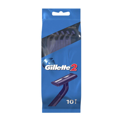 Бритва Gillette 2 одноразова 10 шт. (7702018874293/8700216169028)