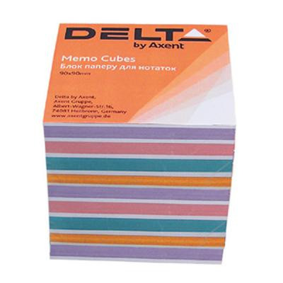 Папір для нотаток Delta by Axent &quot;COLOR&quot; 90Х90Х80мм, unglued (D8025)
