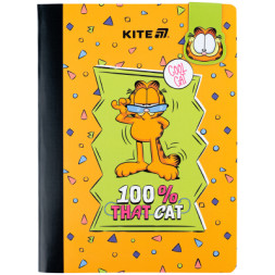 Блокнот Kite з магнітною закладкою Garfield А5, 60 аркушів, клітинка (GF25-192)