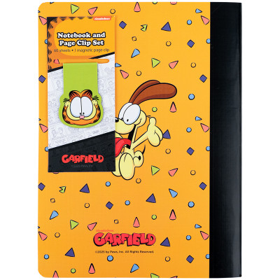 Блокнот Kite з магнітною закладкою Garfield А5, 60 аркушів, клітинка (GF25-192)