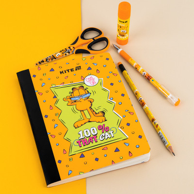 Блокнот Kite з магнітною закладкою Garfield А5, 60 аркушів, клітинка (GF25-192)