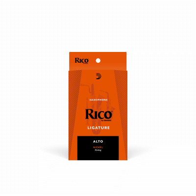 Лігатура для саксофонів D&#039;Addario Rico Ligature For Alto Saxophone NIckel-Plated (RAS1LN)