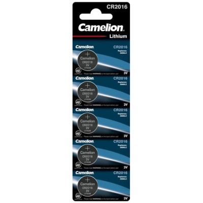 Батарейка Camelion CR 2016 Lithium * 5 (CR2016-BP5)