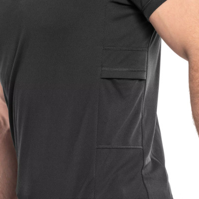 Футболка Helikon-Tex Термоактивна Functional T-shirt - Quickly Dry - Black розмір L (TS-FUN-QD-01-B05)