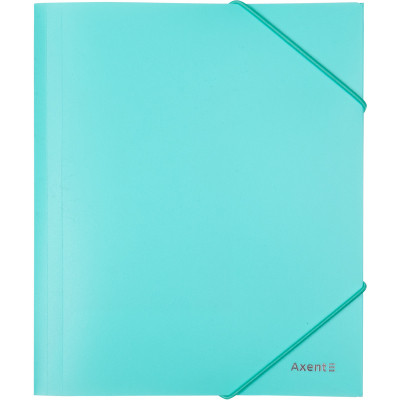 Папка на резинках Axent A5 410 мкм Pastelini mint (1514-18-A)