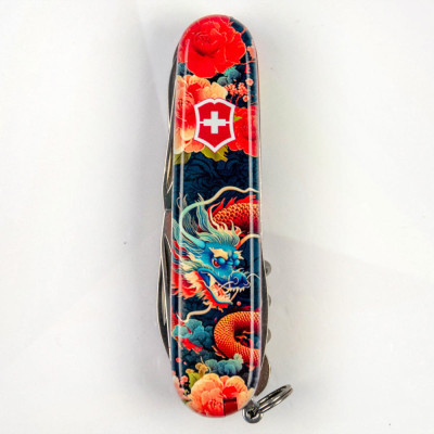 Ніж Victorinox Huntsman Zodiac 91 мм Китайський дракон (1.3713_Z3200p)