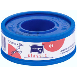 Пластир медичний Matopat Classic 1.25 см x 5 м (5900516897284)