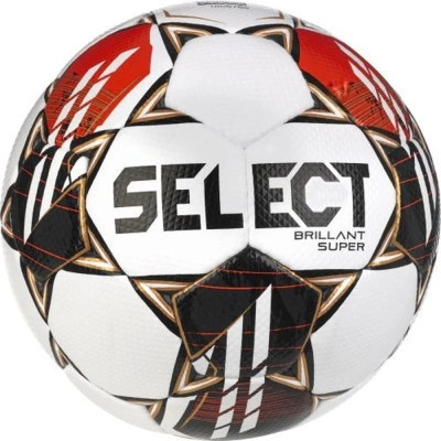 М&#039;яч футбольний Select Brillant Super FIFA (HS) v23 білий, червоний Уні 5 (5703543317042)