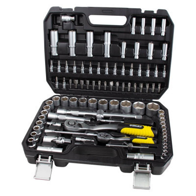 Набір інструментів Sigma насадок торцевих та біт 1/4&quot;, 1/2&quot; 94шт CrV mid (6003761)