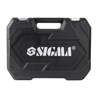 Набір інструментів Sigma насадок торцевих та біт 1/4&quot;, 1/2&quot; 94шт CrV mid (6003761)