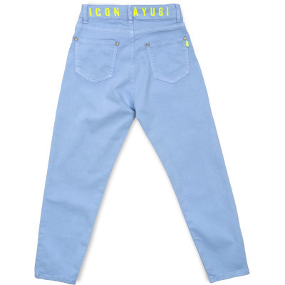 Джинси дитячі A-Yugi з високою талією (9255-146G-blue)