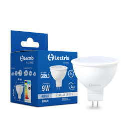 Лампочка Lectris MR16 9W 4000K 220V GU5.3 (1-LC-1502)