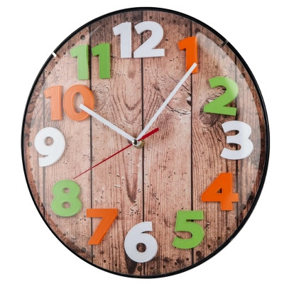 Настінний годинник Technoline Wood Brown (WT7435) (DAS301308)