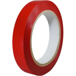 Ізоляційна стрічка XILIN 0.13мм*18мм*15м Red, temp0+80°С, 600V, 10 шт. (0,13мм*18мм*15м-R)