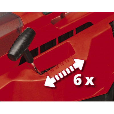 Газонокосарка Einhell PXC GE-CM 36/37 Li 36V(18+18), 37см, 45л, 25-75мм (без АКБ та ЗП) (3413172)
