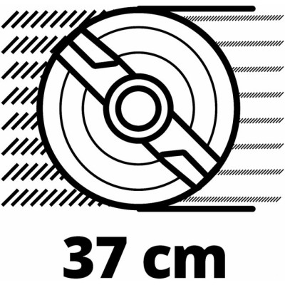 Газонокосарка Einhell PXC GE-CM 36/37 Li 36V(18+18), 37см, 45л, 25-75мм (без АКБ та ЗП) (3413172)
