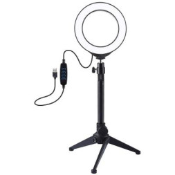 Набір блогера Puluz Ring USB LED lamp 4.7&quot;+ table tripod (PKT3031)