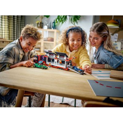 Конструктор LEGO City Вантажівка F1 з автомобілями RB20 та AMR24 (60445)