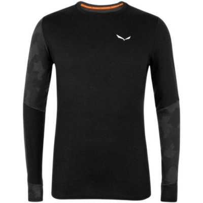 Термокофта Salewa Cristallo L/S Mns 28205 0910 - 50/L - чорний (013.002.9416)