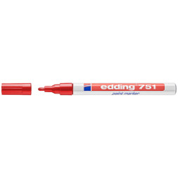 Маркер Edding Paint 1-2 мм круглий червоний (e-751/02)