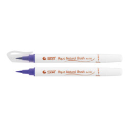 Художній маркер STA пензлик акварельний AQUA NATURAL BRUSH 3700, бузково синій (STA3700-24)