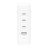 Зарядний пристрій Belkin 140W 3хUSB-С GAN PD PPS USB-A White (WCH014BTWH)
