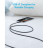 Дата кабель USB 2.0 AM to Type-C 0.9m 322 Black Anker (A81H5G11)