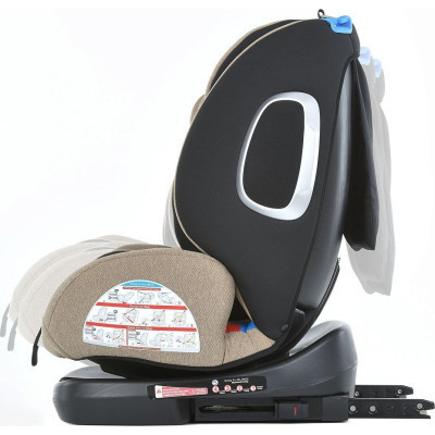 Автокрісло El Camino ABSOLUTE 360 ISOFIX (0-36кг) (ME 1079 royal beige)
