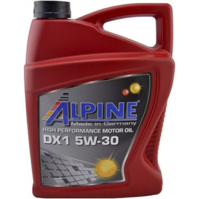 Моторна олива Alpine 5W-30 DX1 4л (1665-4)