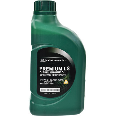 Моторна олива Mobis Hyundai/KIA Premium LS Diesel 5W-30 1л (0520000111)