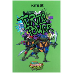 Блокнот Kite А5 Ninja Turtles 1 термобіндер, 64 аркуші, нелінований (NT25-193-1)